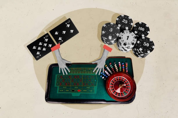 Baccarat demo showing banker and player hands